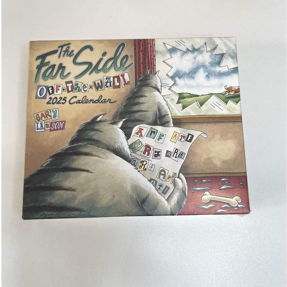 The Far Side Off-The-Wall 2025 Calendar Gary‎ Larson Cat Dog Humor